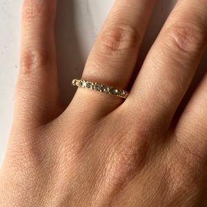 Studded, Gold Ring - Size 6.5